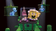 L-R: Ghost Gary, Ghost Squidward, Patrick, SpongeBob, Ghost Krabs