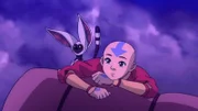 L-R: Momo, Aang