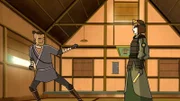 L-R: Sokka, Suki