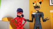 L-R: Ladybug, Cat Noir