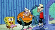 L-R: SpongeBob, Mermaid Man, Barnacle Boy