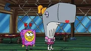 L-R: SpongeBob, Pearl