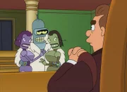 Bender (2.v.l.), Abner Doubledeal (r.)