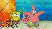 L-R: SpongeBob, Gary, Patrick