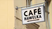 Schild Café Hawelka