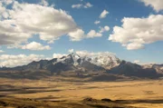 Panorama der Berge im Nationalpark Huascaran in Peru