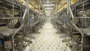 Die Kellogg’s Fabrik in Wales stellt auf zweiundfünfzigtausend Quadratmetern täglich bis zu einer Million Packungen Cornflakes her.