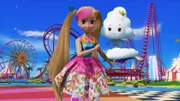 Barbie wird in ein Videospiel gezogen, indem sie eine ganz besondere Rolle einnimmt. Die freundliche Wolke Cutie erklärt Barbie, dass sie alle Level des Spiels schaffen muss, um eine Gefahr abzuwehren. Nur Barbie kann das Land des Videospiels retten!