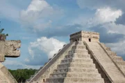Temples at Chichen Itza in Mexico.
