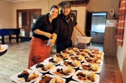 Die gelernten Gastronomen Daniela und Stefan mit Ihren beliebten "Rhöntapas".