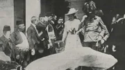 Sophie Herzogin von Hohenberg und Erzherzog Franz Ferdinand kurz vor dem Attentat von Sarajevo am 28. Juni 1914.