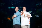 Brett Raymer and Wayde KingBrett Raymer and Wayde King cast members of the show Tanked on Animal Planet.
