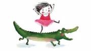 Rita ist ein kleines, sehr entschlossenes Mädchen. Sie hat einen sehr hungrigen Freund, das Krokodil.