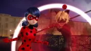L-R: Ladybug, Cat Noir