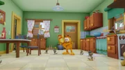 Der Besuch einer Maus lässt Panik ausbrechen, denn plötzlich fürchten die sich doch vor Garfield.