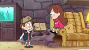 L-R: Dipper Pines (Jason Ritter voice) and Mabel Pines (Kristen Schaal voice)