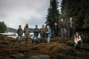 The Brown family on Coon Island off the coast of Alaska. Parents Billy and Ami with there children Matt, Jahua, Soloman, Gabe, Noah, Snowbird and Raindrop.