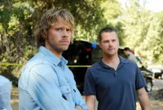Ein neuer Fall beschäftigt Callen (Chris O'Donnell, r.) und Deeks (Eric Christian Olsen, l.) ...
