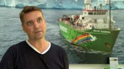 Meeresbiologe Thilo Maack auf Expedition mit der Arctic Sunrise.