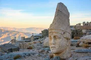 Ancient Statues At Peak Mount Nemrut, Adiyaman, Turkey