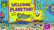 L-R: Plankton, SpongeBob