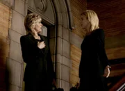 "Rockabye" -- Pictured: (l-r) Judith Light as Donnelly, Diane Neal as Asst. D.A. Casey Novak -- NBC Universal Photo: Will Hart   FOR EDITORIAL USE ONLY -- DO NOT RE-SELL/DO NOT ARCHIVE   Law & Order SVU #07010 "Rockabye"  October 24, 2005 Episode: "Rockabye" Director: Peter Leto  DP: Geoffrey Erb Scene: 42 (Int) Courthouse staircase "Casey convinces Donnelly to recuse herself" Diane Neal (ADA Casey Novak) Judith Light (Donnelly)