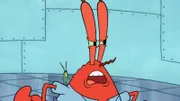 L-R: Plankton, Mr. Krabs