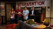 L-R: Robin (Cobie Smulders), Marshall (Jason Segel), Ted (Josh Radnor) und Barney (Neil Patrick Harris)