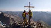 Kristina Sprenger und Christoph Schranz am Renkfälle Klettersteig