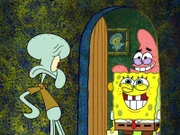 L-R: Squidward, SpongeBob, Patrick
