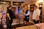 Wrestler Chris Jericho with Brett Raymer and Wayde King