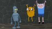 L-R: Bender, Jake und Finn