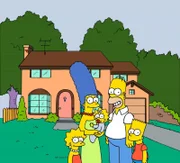 (18. Staffel) - Die Simpsons sind eine nicht alltägliche Familie: (v.l.n.r.) Lisa, Magre, Maggie, Homer und Bart ...