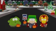 Vorne, l-r: Eric, Stan, Kyle, Kenny
