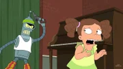 Bender (l.) nimmt an einem Steptanz-Wettbewerb teil, wo er es bis ins Finale schafft. Doch dann macht ihm ein kleines Mädchen (r.) das Leben schwer ...