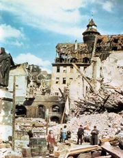 Die Stadt Nürnberg Ende April 1945.