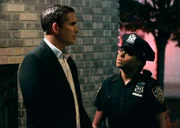 L-R: Reese (Jim Caviezel) und Detective Joss Carter (Taraji P. Henson)