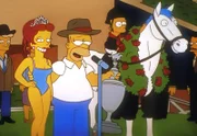 Zu Homers (Mi.) Freude gewinnen Bart und sein Pferd Duncan jedes Rennen.