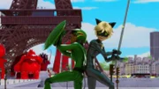 L-R: Carapace, Cat Noir