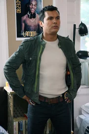 -- "Fight" Episode 9008 -- Pictured:  Adam Beach as Detective Chester Lake -- NBC Photo: Eric Liebowitz