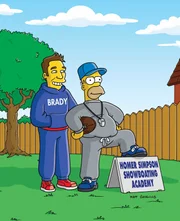 Mit seiner "Homer Simpson Showboating Academy" geht Homer (r.) in die Geschichte ein ...