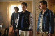 (v.l.n.r.) Jordan Kent (Alex Garfin); Jonathan Kent (Jordan Elsass); General Sam Lane (Dylan Walsh)