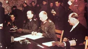 Unterzeichnung der bedingungslosen Kapitulation Deutschlands am 7. Mai 1945 in Reims