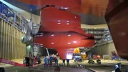 Anstelle von konventionellen Ruder- und Wellenanlagen mit Propellern wird die "Norwegian Joy" über sogenannte Pods angetrieben. Jedes von ihnen wiegt 200 Tonnen und verfügt über fünf Propeller mit einer Länge von jeweils sechs Metern.
