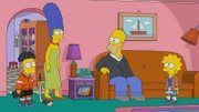 (v.l.n.r.) Bart, Marge; Homer; Lisa