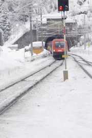 Ausfahrt aus dem Arlbergbergtunnel.