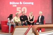 v.li. Anita Hofmann, Alexandra Hofmann, Jörg Knör, Janine Kunze und Guido Cantz.