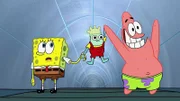 L-R: SpongeBob, Toddler, Patrick