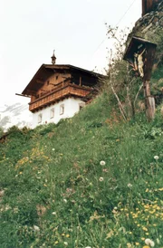 Ein Bergbauernhof in Südtirol.