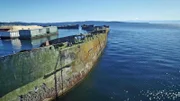 Insgesamt zehn Betonschiffe dienen seit Ende des Zweiten Weltkrieges vor der Küste British Columbias als Wellenbrecher.